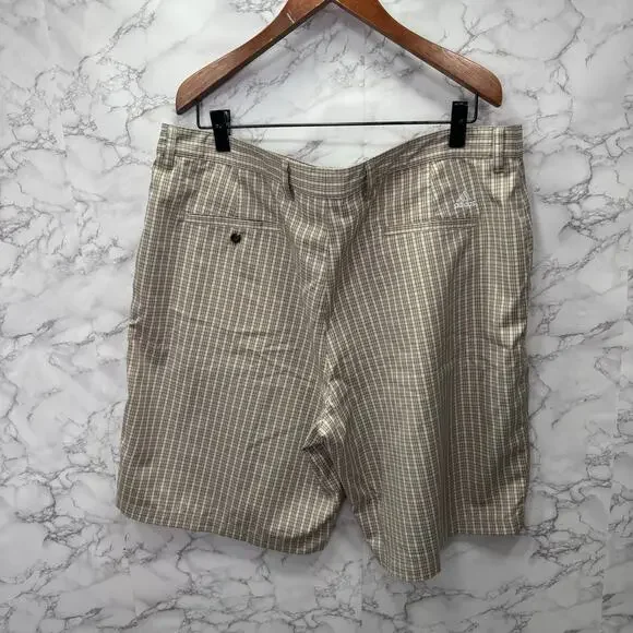 Adidas Men’s Golf Shorts sz 42 Plaid Performance #G938 - Picture 7 of 9